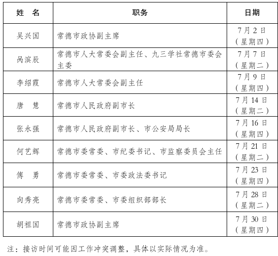 接访安排1